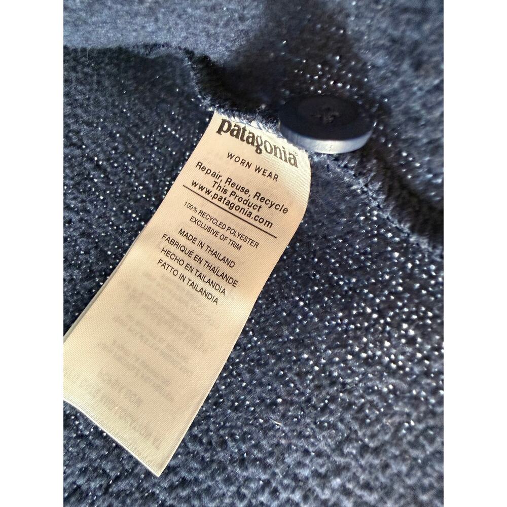 Patagonia Better Sweater Henley Pullover Mens M New Navy 25305 FA19 Fleece - Picture 3 of 6